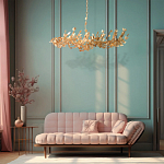 Люстра с абажуром оформленным в виде стаи бабочек Eternal Butterflies варинант исполнения - 4 | Loft Concept в Волгограде