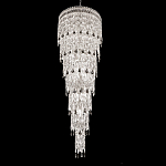 Люстра многоярусная каскадная с хрустальными подвесками Roul Crystal Light варинант исполнения - 1 | Loft Concept в Волгограде