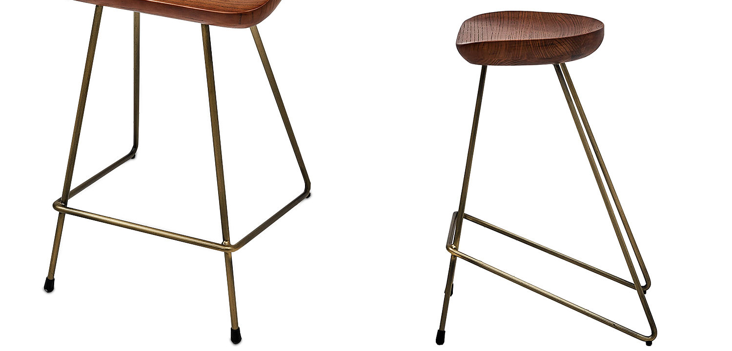Барный стул Foester Wood Stool Барный стул Foester Wood Stool - Loft-Concept в Волгограде