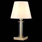 Настольная лампа с белым тканевым абажуром в форме конуса Laurent варинант исполнения - 7 | Loft Concept в Волгограде