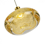 Подвесной светильник с прозрачным стеклянным плафоном округлой формы Effervia  варинант исполнения - 11 | Loft Concept в Волгограде