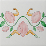 Плитка дизайнерская Сила в лимонах варинант исполнения - 2 | Loft Concept в Волгограде