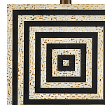 Настольная лампа с квадратным основанием и прямоугольным абажуром Neat Lines варинант исполнения - 1 | Loft Concept в Волгограде