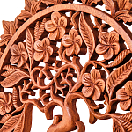 Панно из дерева круглое Sakura Panel With Trees варинант исполнения - 2 | Loft Concept в Волгограде