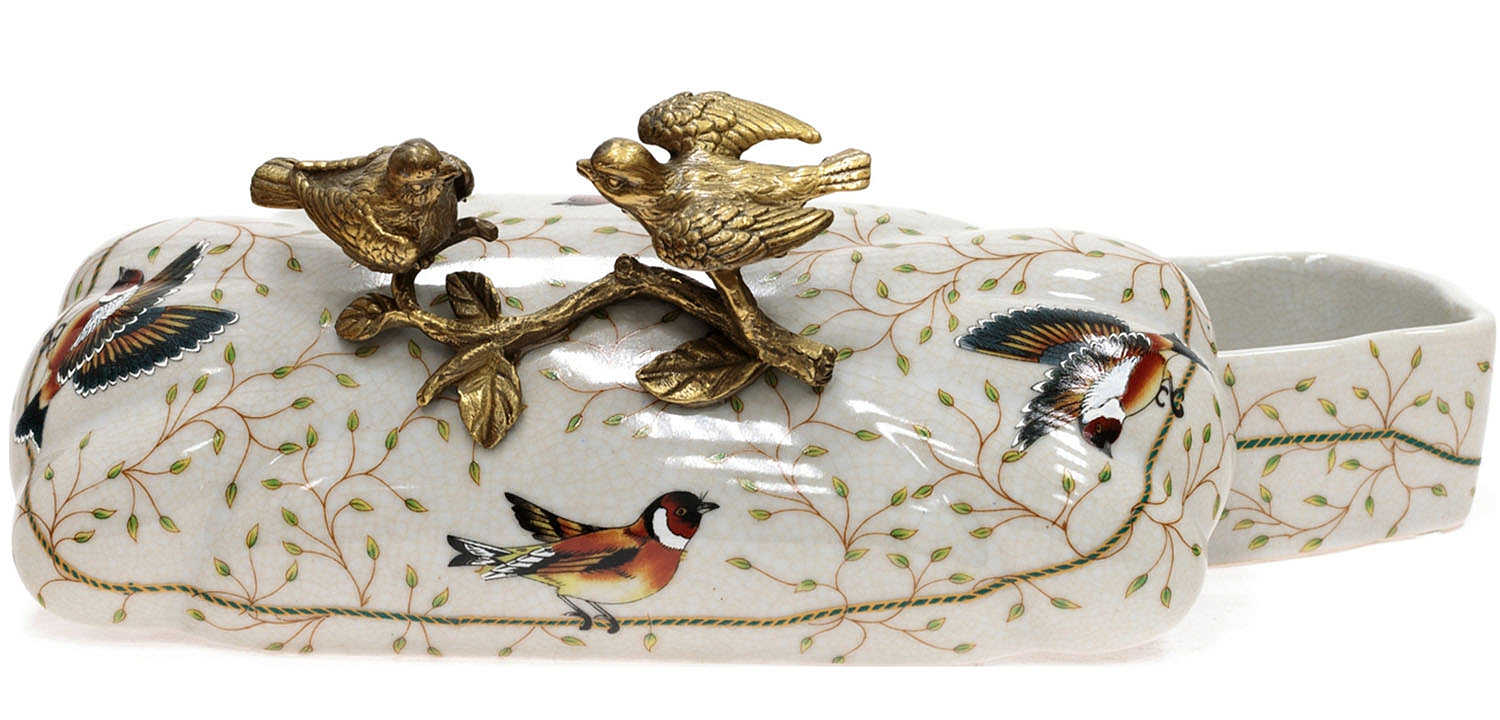 Шкатулка Bronze and Color Birds Box Шкатулка Bronze and Color Birds Box - Loft-Concept в Волгограде
