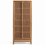 Шкаф из массива тика Okino Wood Cabinet варинант исполнения - 1 | Loft Concept в Волгограде