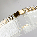 Светодиодная люстра с рельефным стеклом ICE GLASS 70 варинант исполнения - 4 | Loft Concept в Волгограде