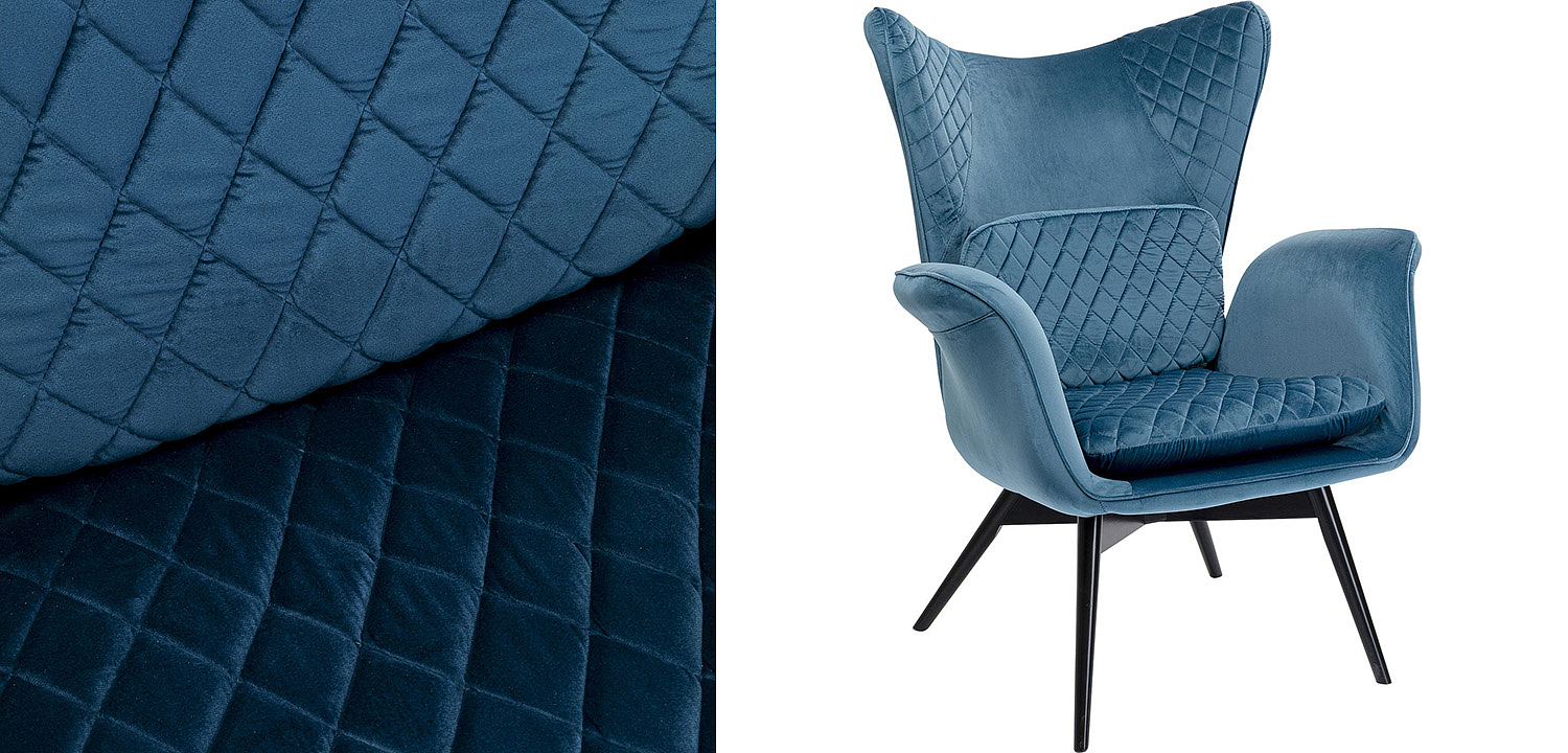 Кресло Blue Velvet Throne - Loft-Concept в Волгограде