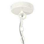 Люстра декорированная белыми деревянными бусинами White Wooden Beads Chandelier варинант исполнения - 3 | Loft Concept в Волгограде