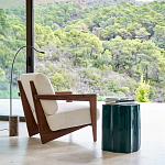 Кресло с обивкой из белого букле Armchair White Boucle варинант исполнения - 6 | Loft Concept в Волгограде