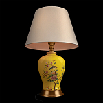 Настольная лампа желтая с изображением птиц Slip Away варинант исполнения - 4 | Loft Concept в Волгограде
