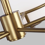 Люстра с 5-ю белыми шарообразными плафонами в сферические каркасах Feiss варинант исполнения - 3 | Loft Concept в Волгограде