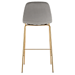 Барный стул на золотистых ножках VENDRAMIN Grey варинант исполнения - 5 | Loft Concept в Волгограде