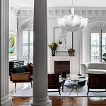 Подвесной светильник с белым фигурным абажуром и мягкими волнистыми краями Cloud Motion  варинант исполнения - 19 | Loft Concept в Волгограде