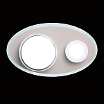 Бра овальной формы белого цвета с 2-мя лампами Lunar Pebbles варинант исполнения - 3 | Loft Concept в Волгограде