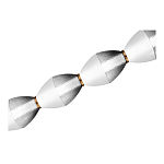 Подвесной светильник линейный в сочетании двух разных фактур стекла Enchanting варинант исполнения - 4 | Loft Concept в Волгограде