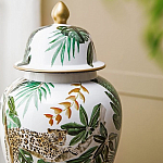 Ваза из фарфора с ручной росписью Leopard Collection  варинант исполнения - 5 | Loft Concept в Волгограде