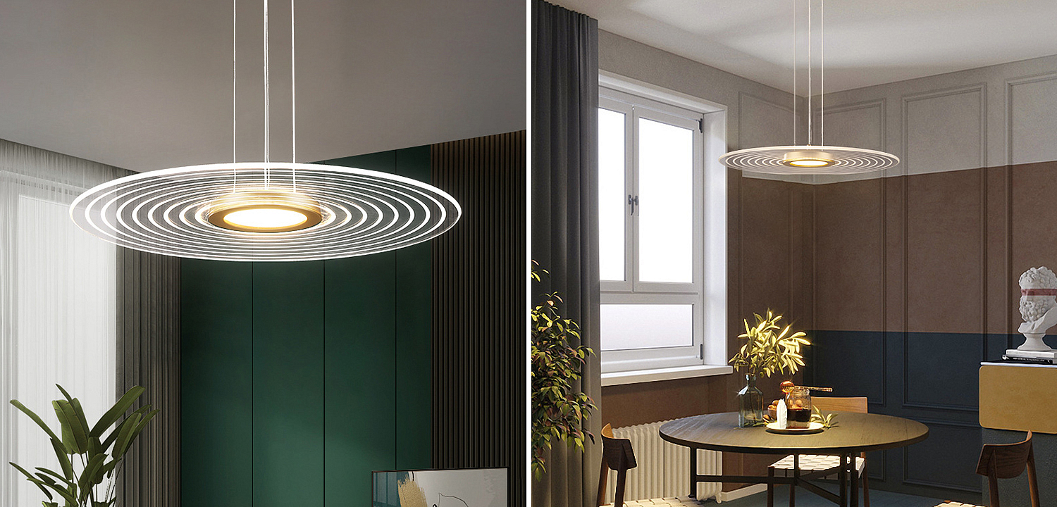 Люстра Glass Disc Chandelier Люстра Glass Disc Chandelier - Loft-Concept в Волгограде