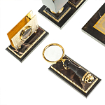 Настольный письменный набор из яшмы и долерита в подарочной упаковке Manager Organizer варинант исполнения - 7 | Loft Concept в Волгограде