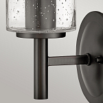 Бра с плафоном в форме цилиндра из прозрачного стекла с пузырьками Hinkley варинант исполнения - 9 | Loft Concept в Волгограде