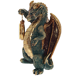 Часы в виде дракона Green Dragon with Clock варинант исполнения - 4 | Loft Concept в Волгограде