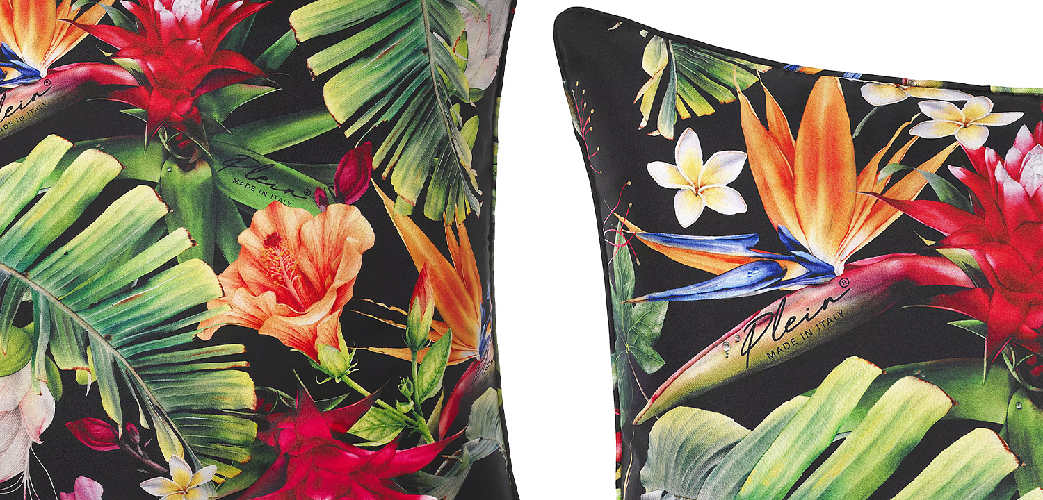 Подушка Philipp Plein Cushion Silk Jungledonna 70 x 70 Подушка Philipp Plein Cushion Silk Jungledonna 70 x 70 - Loft-Concept в Волгограде