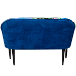 Диван двухместный из натурального бука синий с цветным принтом Impressionism in Art варинант исполнения - 2 | Loft Concept в Волгограде