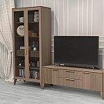 Витрина 2-х дверная с 5-ю полками и 2-мя ящиками Harper Line варинант исполнения - 3 | Loft Concept в Волгограде