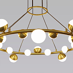 Люстра подвесная светодиодная с плафонами в форме шара Italian Globe Cedar Moss Light варинант исполнения - 2 | Loft Concept в Волгограде