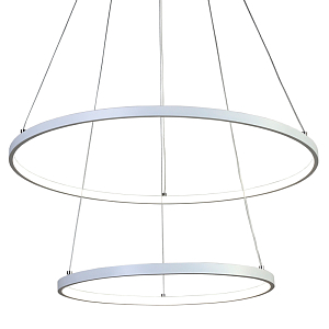 Люстра Ring Horizontal Double white 60+40