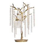 Лампа настольная со стеклянными подвесами цвет золото FAIRYTREE Light варинант исполнения - 1 | Loft Concept в Волгограде