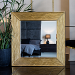 Зеркало квадратное в фактурной раме Pattern варинант исполнения - 6 | Loft Concept в Волгограде