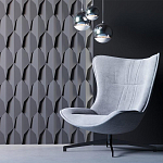 Гипсовая 3D Панель DRAGON SCALE - D варинант исполнения - 2 | Loft Concept в Волгограде