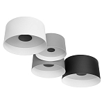 Потолочный светильник с 4-мя цилиндрическими абажурами белого серого и черного цвета Urban Dome варинант исполнения - 3 | Loft Concept в Волгограде