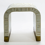 Приставной столик BONE INLAY SIDE TABLE-Cream варинант исполнения - 1 | Loft Concept в Волгограде
