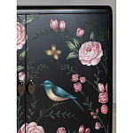 Комод деревянный Tits on flowers варинант исполнения - 7 | Loft Concept в Волгограде