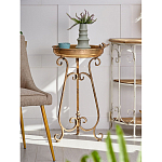 Столик приставной на фигурном подножии Magnificent Century варинант исполнения - 4 | Loft Concept в Волгограде