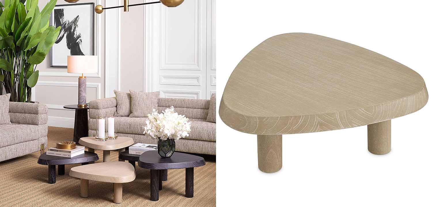 Кофейный стол Eichholtz Coffee Table Briel S Beige Кофейный стол Eichholtz Coffee Table Briel S Beige - Loft-Concept в Волгограде