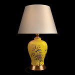 Настольная лампа желтая с изображением птиц Slip Away варинант исполнения - 2 | Loft Concept в Волгограде