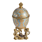 Шкатулка на величественных львах из фарфора с бронзовыми элементами Eden Garden варинант исполнения - 3 | Loft Concept в Волгограде