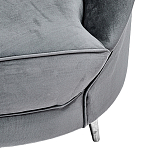 Диван с мягкой обивкой из ткани серый Ethan Sofa варинант исполнения - 3 | Loft Concept в Волгограде