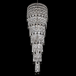 Люстра многоярусная каскадная с хрустальными подвесками Roul Crystal Light варинант исполнения - 2 | Loft Concept в Волгограде