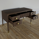 Письменный стол с 4-мя ящиками Elsa Dreams Walnut варинант исполнения - 2 | Loft Concept в Волгограде