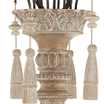 Люстра с состаренными резными элементами Big Graceful Profile варинант исполнения - 3 | Loft Concept в Волгограде