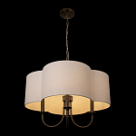 Люстра с белым текстильным абажуром Vitorino  варинант исполнения - 5 | Loft Concept в Волгограде