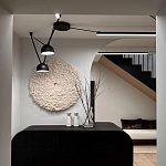 Панно на стену из шерсти мериноса Белый Круг  варинант исполнения - 2 | Loft Concept в Волгограде