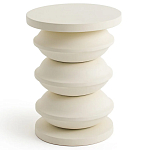 Фигурный приставной столик кремового цвета  AMORPHOUS варинант исполнения - 1 | Loft Concept в Волгограде