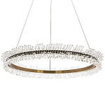 Кольцевая люстра с хрустальным декором Rowan Crystal Ring Horizontal Chandelier варинант исполнения - 1 | Loft Concept в Волгограде