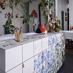 Дизайнерская кровать с системой хранения варинант исполнения - 2 | Loft Concept в Волгограде