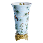 Ваза из фарфора с бронзовыми элементами Tropical Garden варинант исполнения - 2 | Loft Concept в Волгограде